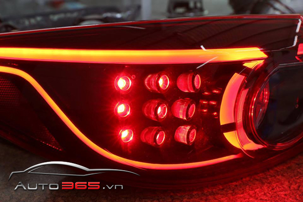 ( ẩn) Đèn siêu sáng cho Mazda2 độ ánh sáng bao đẹp.